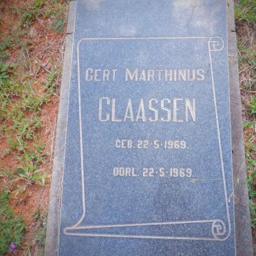 CLAASSEN Gert Marthinus 1969-1969