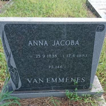 EMMENES Anna Jacoba, van 1938-1983