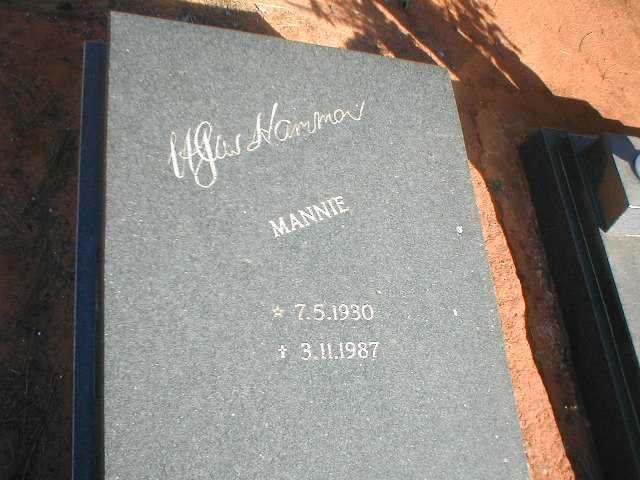 HAMMAN H.J. 1930-1987