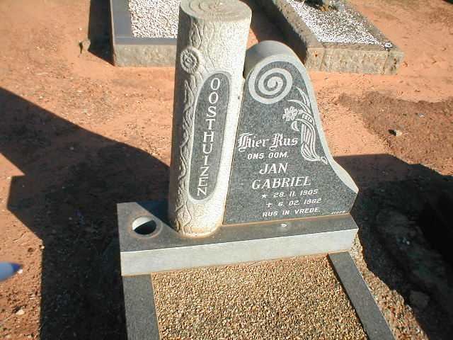 OOSTHUIZEN Jan Gabriel 1905-1982