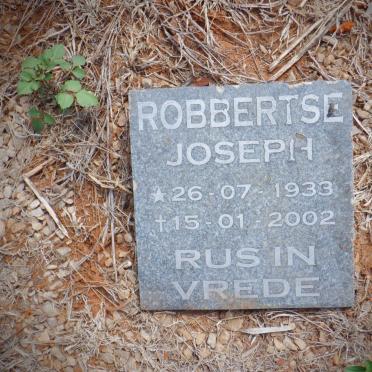ROBBERTSE Joseph 1906-1972 &amp; Maria G.M. 1906-1985 :: ROBBERTSE Joseph 1933-2002