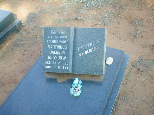 ROUSSOUW Marthinus Jacobus 1926-1974
