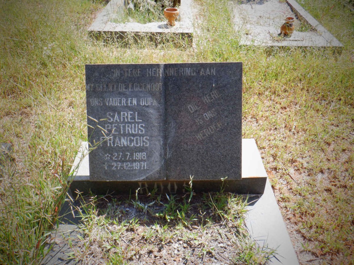ROOS Sarel Petrus Francois 1918-1971
