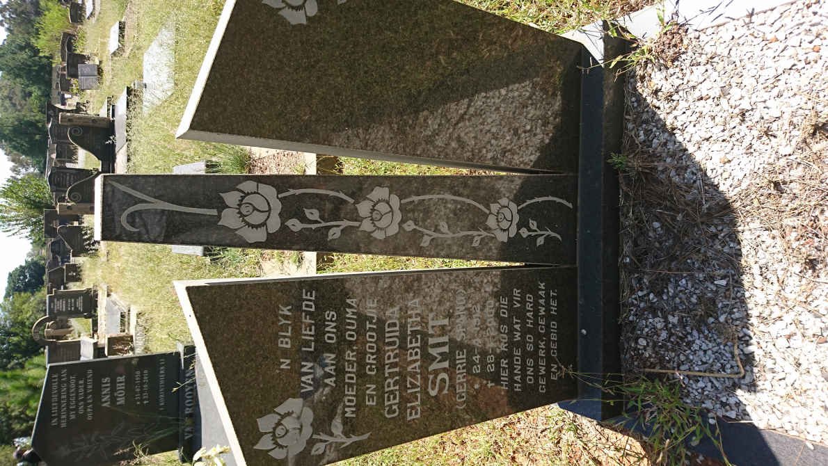 SMIT Gertruida Elizabetha 1912-2000
