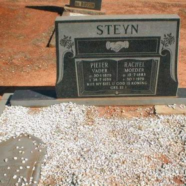 STEYN Pieter 1879-1959 &amp; Rachel 1883-1979