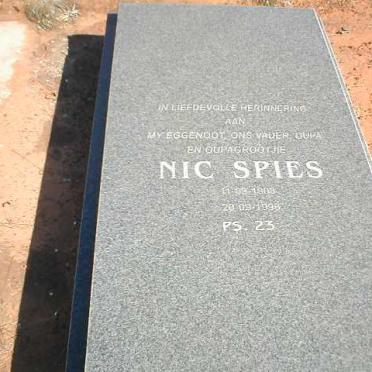SPIES Nic 1908-1998