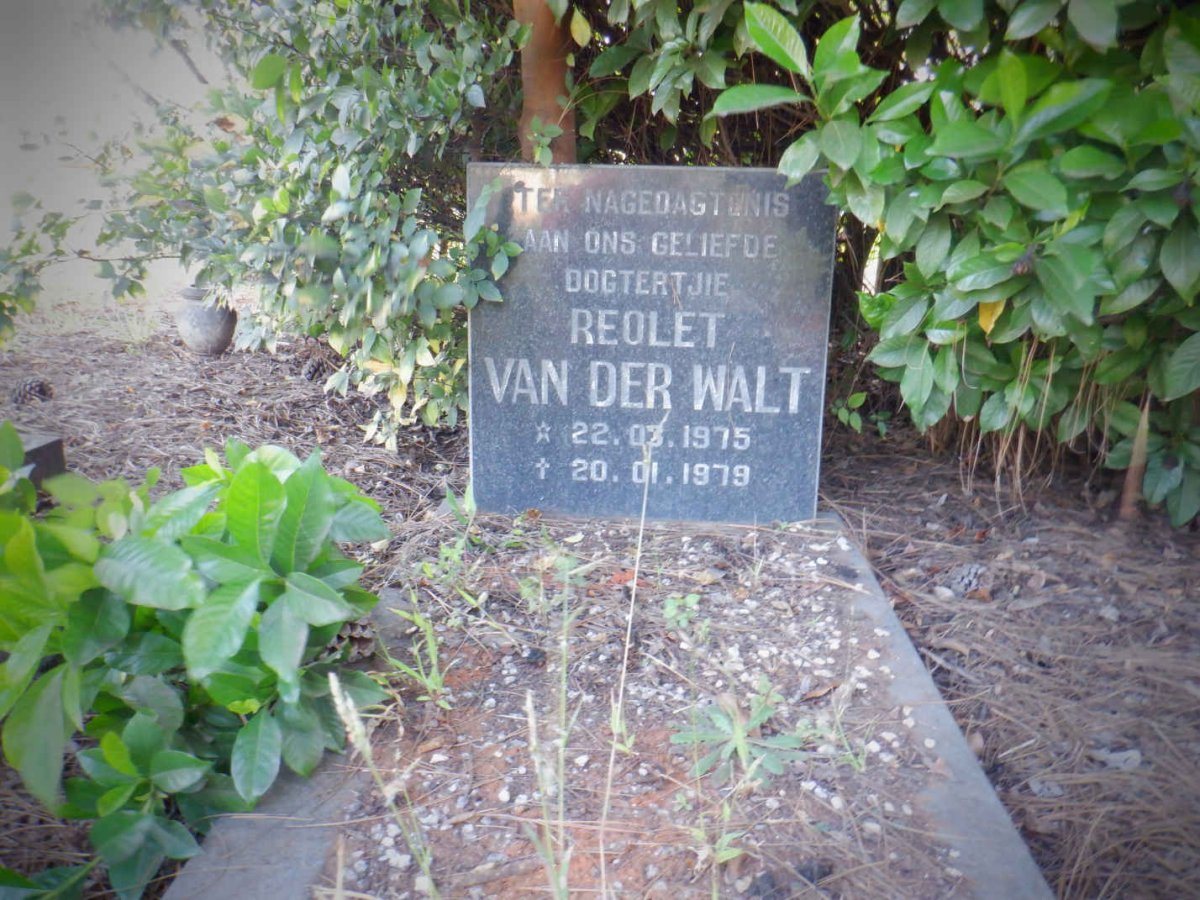 WALT Reolet, van der 1975-1979