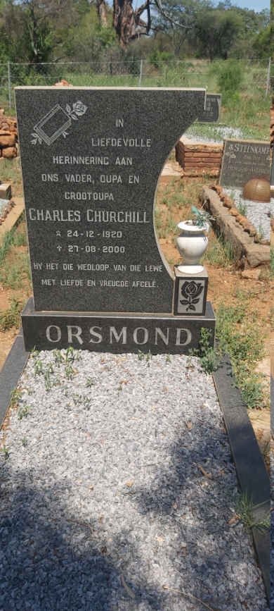 ORSMOND Charles Churchill 1920-2000
