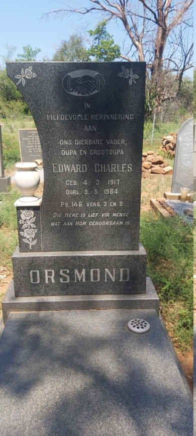ORSMOND Edward Charles 1917-1984