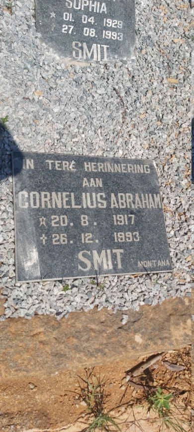 SMIT Cornelius Abraham 1917-1993