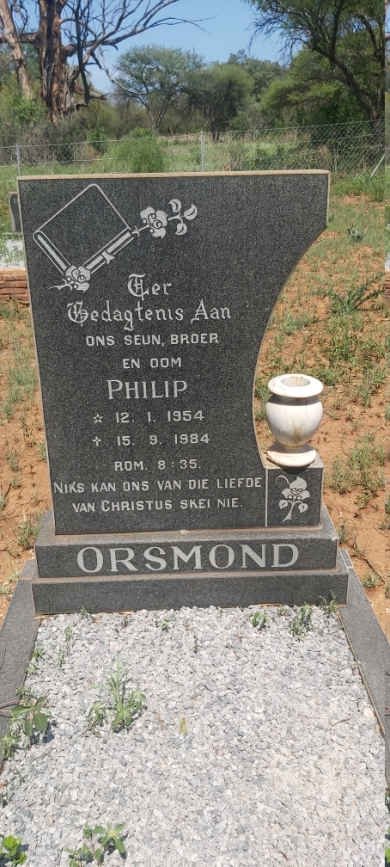 ORSMOND Philip 1954-1984