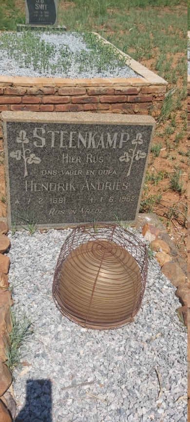STEENKAMP Hendrik Andries 1881-1962