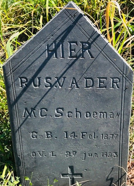 SCHOEMAN M.C. 1877-1923