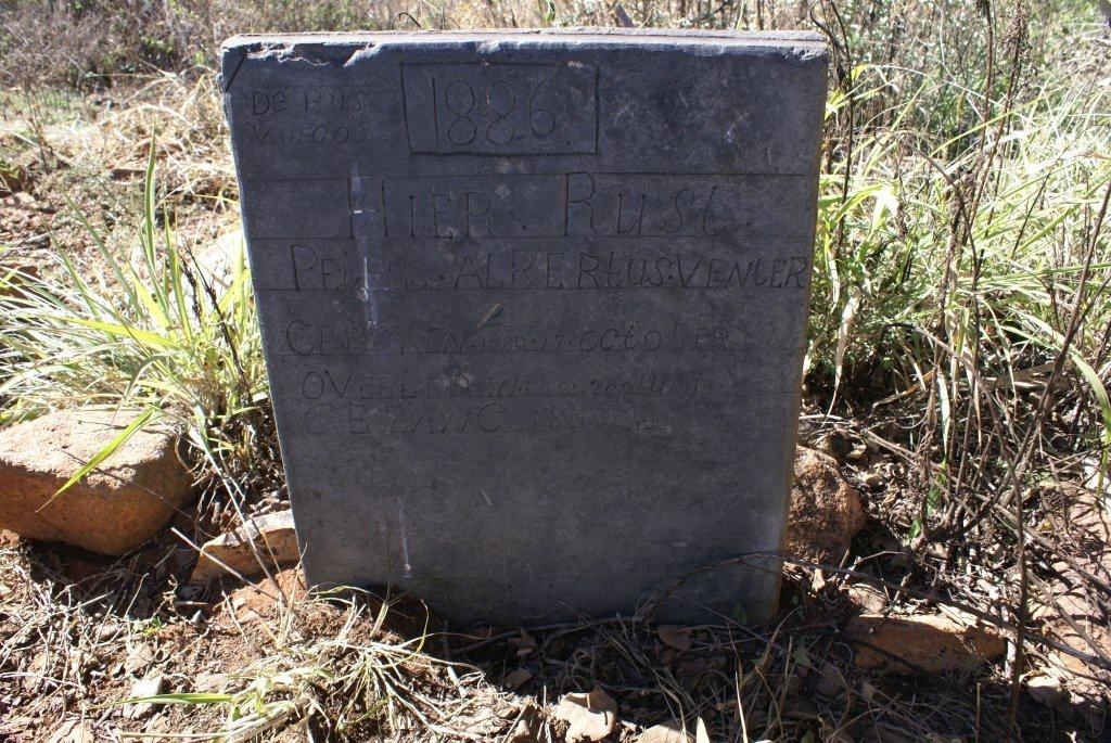 VENTER Petrus Albertus 1886-1887