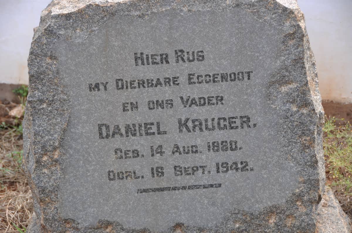 KRUGER Daniel 1880-1942