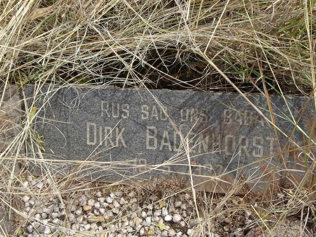 BADENHORST Dirk -1937