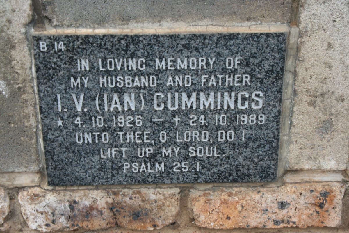 CUMMINGS I.V. 1926-1989