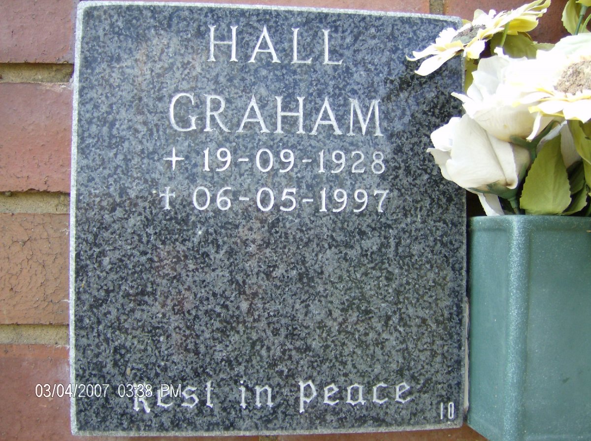 HALL Graham 1928-1997