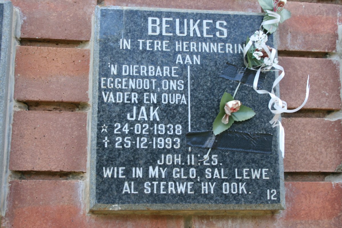 BEUKES Jak 1938-1993