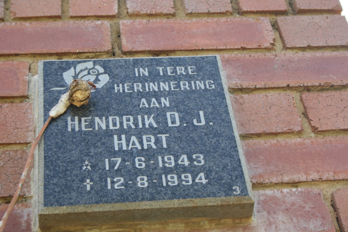 HART Hendrik D.J. 1943-1994