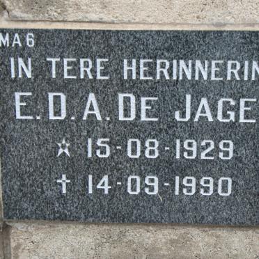 JAGER E.D.A., de 1929-1990