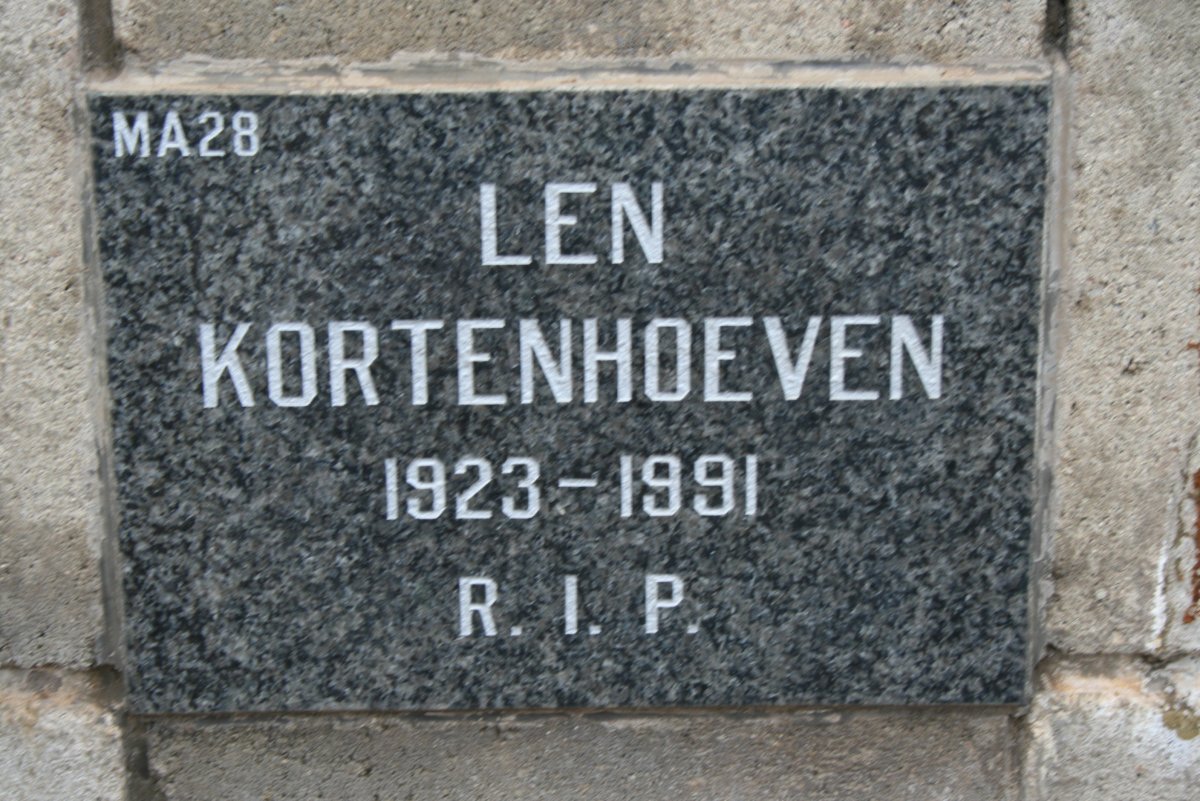 KORTENHOEVEN Len 1923-1991