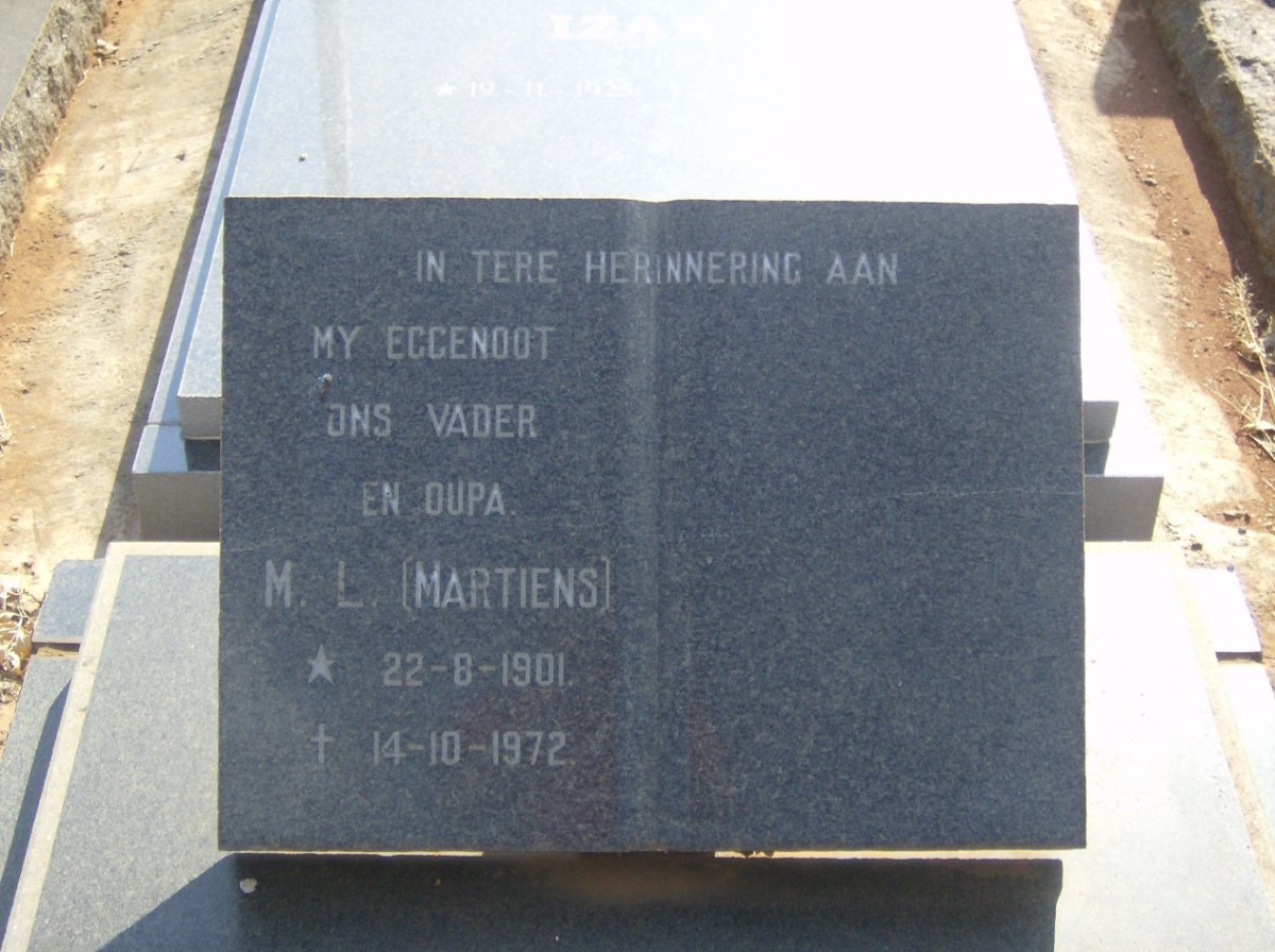 ? M.L. 1901-1972
