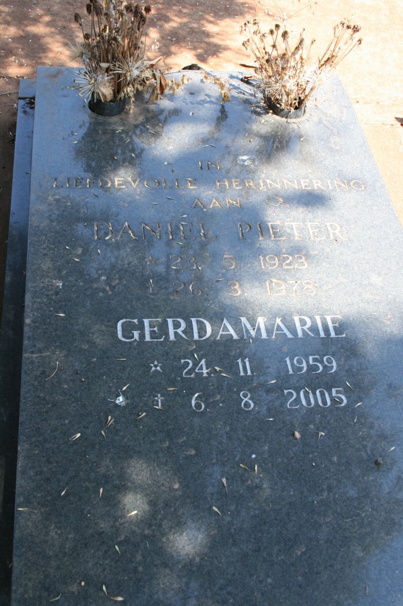 ? Daniel Pieter 1923-1978 &amp; Gerdamarie 1959-2005