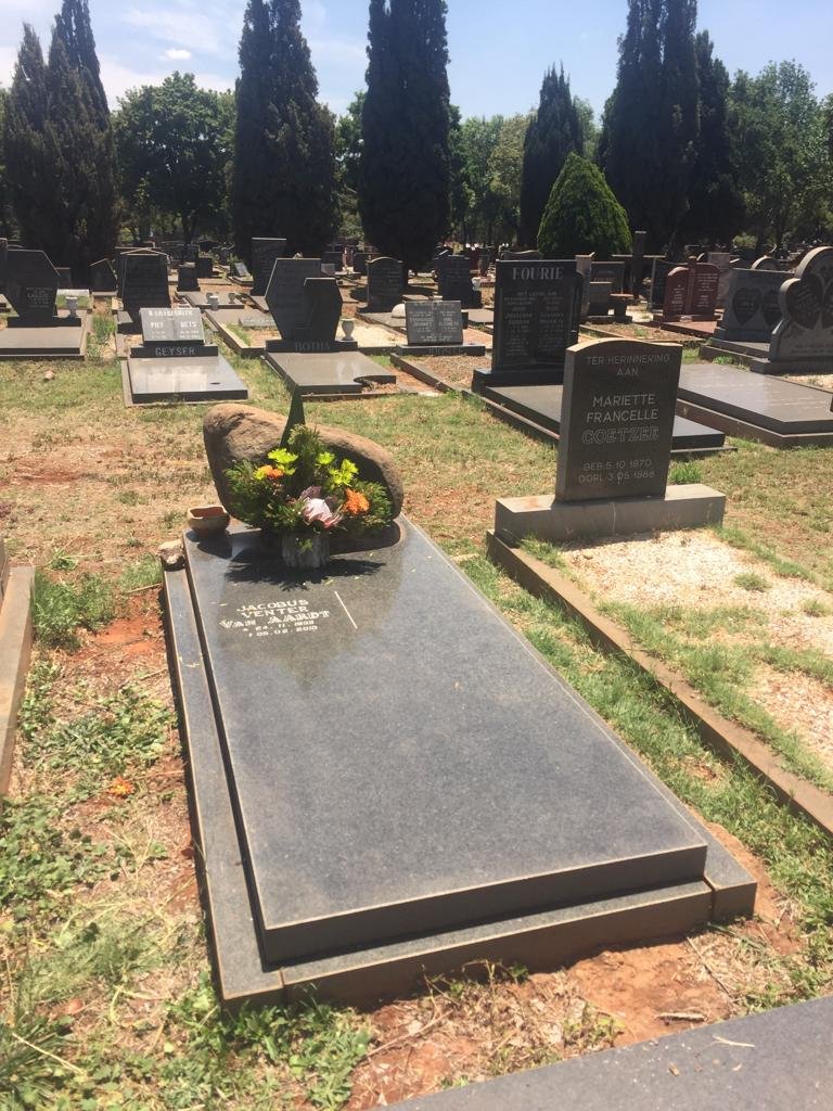 AARDT Jacobus Venter, van 1938-2010 :: VAN AARDT Helena Johanna 1972-1988