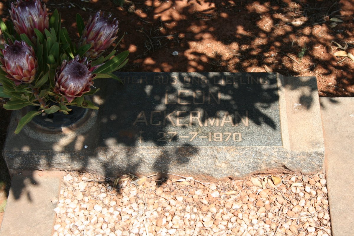 ACKERMAN Leon 1970-1970