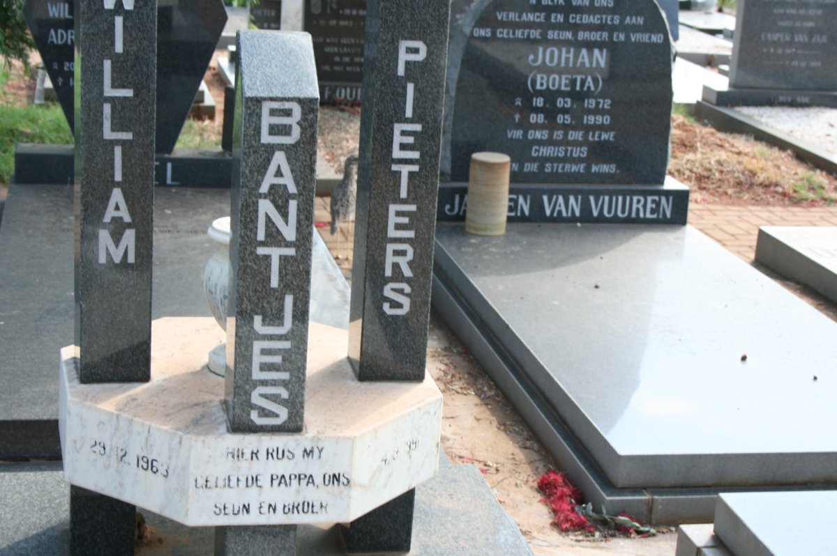 BANTJES William Pieters 1963-1990