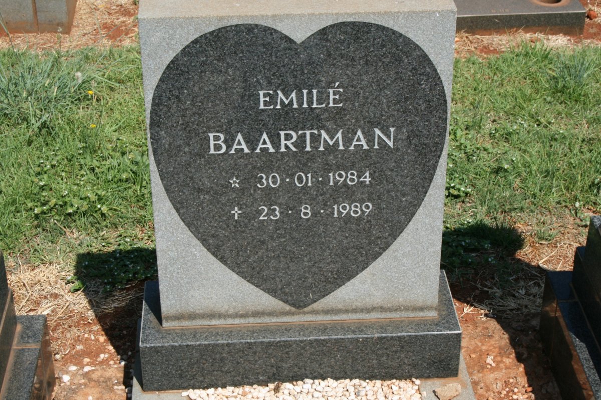 BAARTMAN Emilé 1984-1989