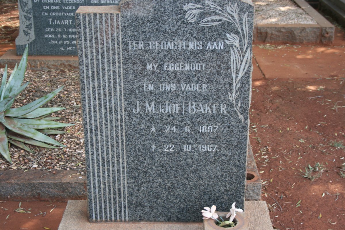 BAKER J.M. 1897-1967