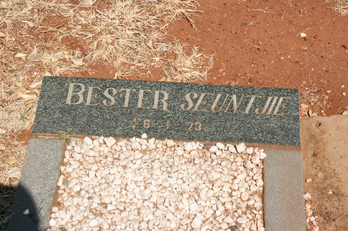 BESTER Seuntjie 1973-1973