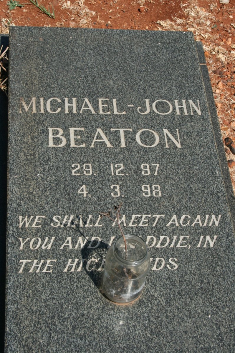 BEATON Michael-John 1997-1998