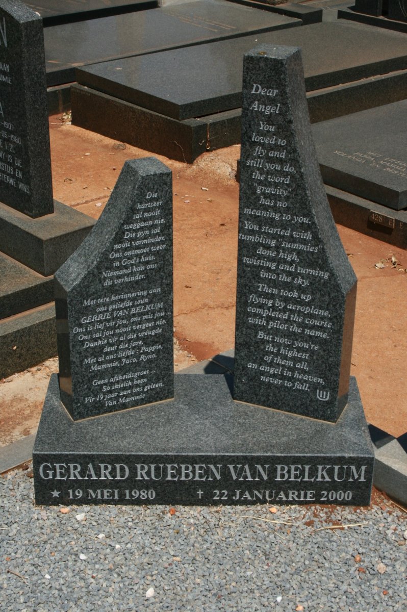 BELKUM Gerard Rueben, van 1980-2000