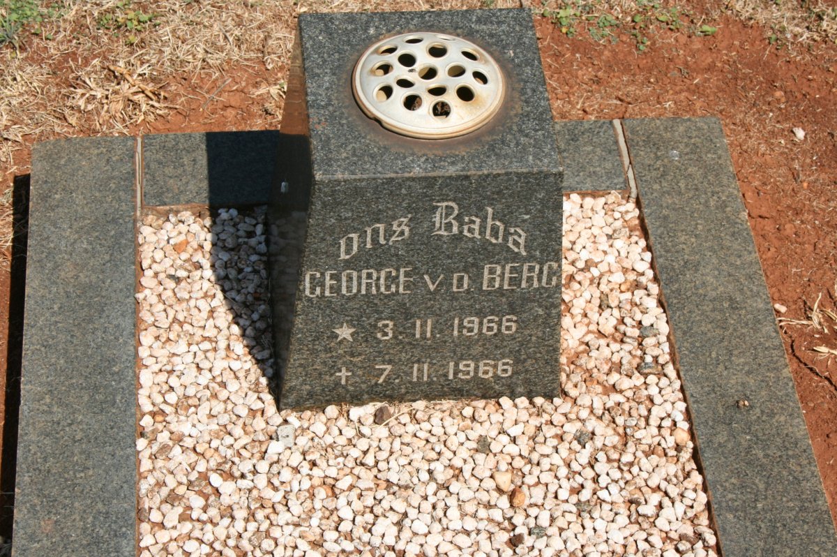 BERG George, v.d. 1966-1966
