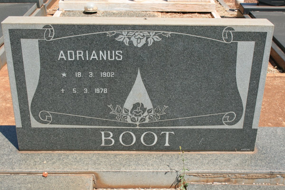 BOOT Adrianus 1902-1978