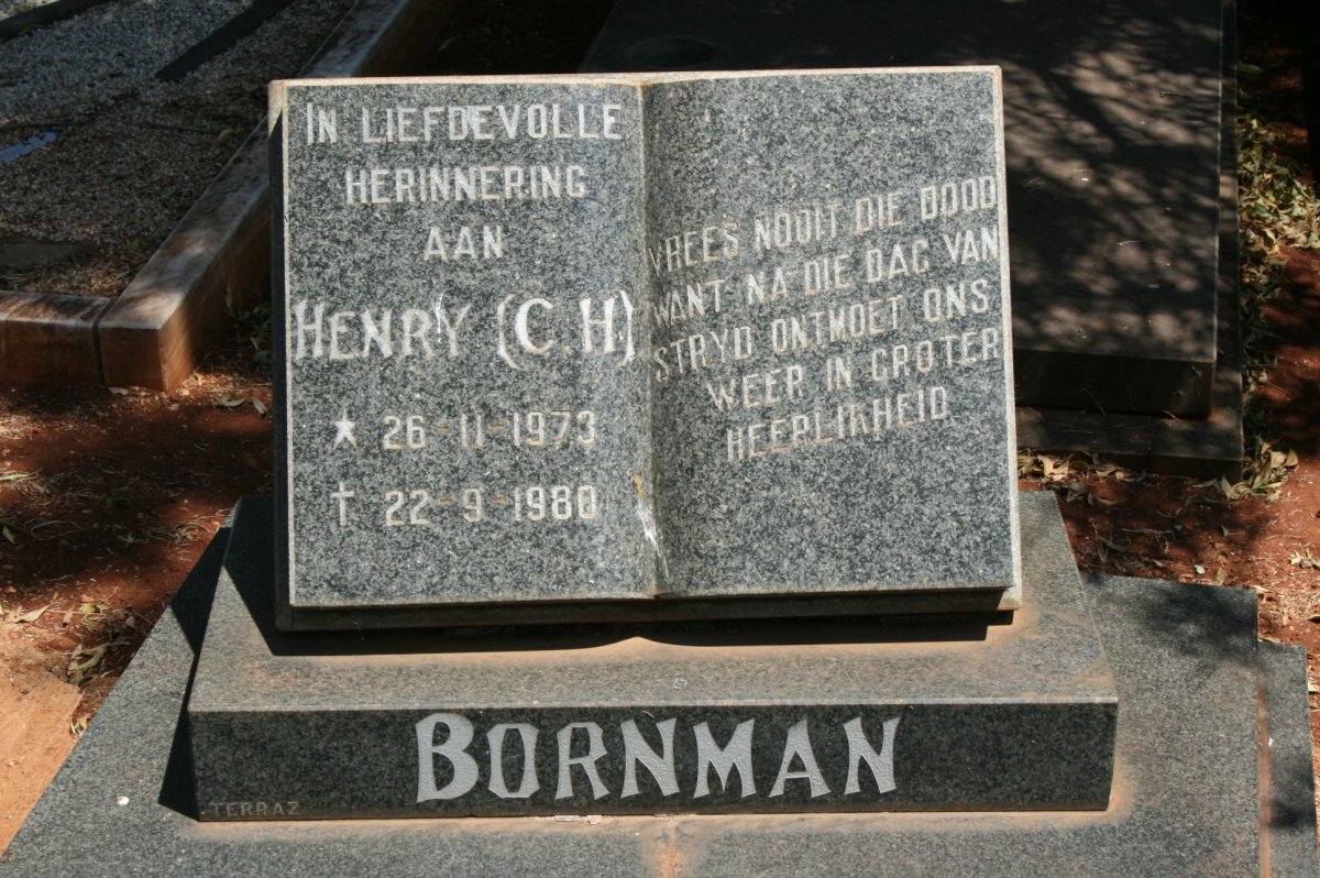 BORNMAN C.H. 1973-1980