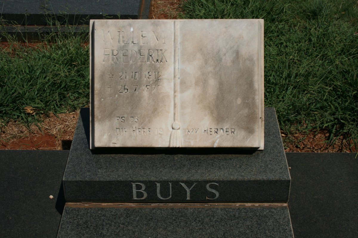 BUYS Willem Frederik 1912-1977