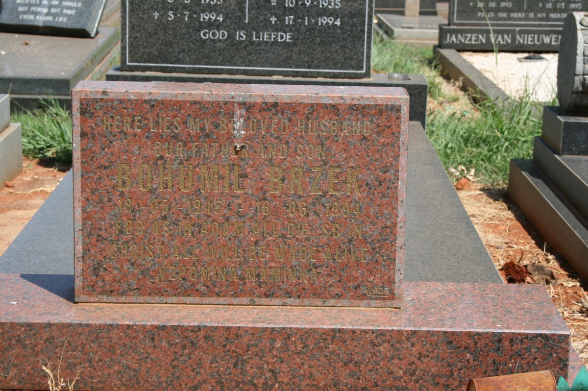 BRZEK Bohumil 1945-1994