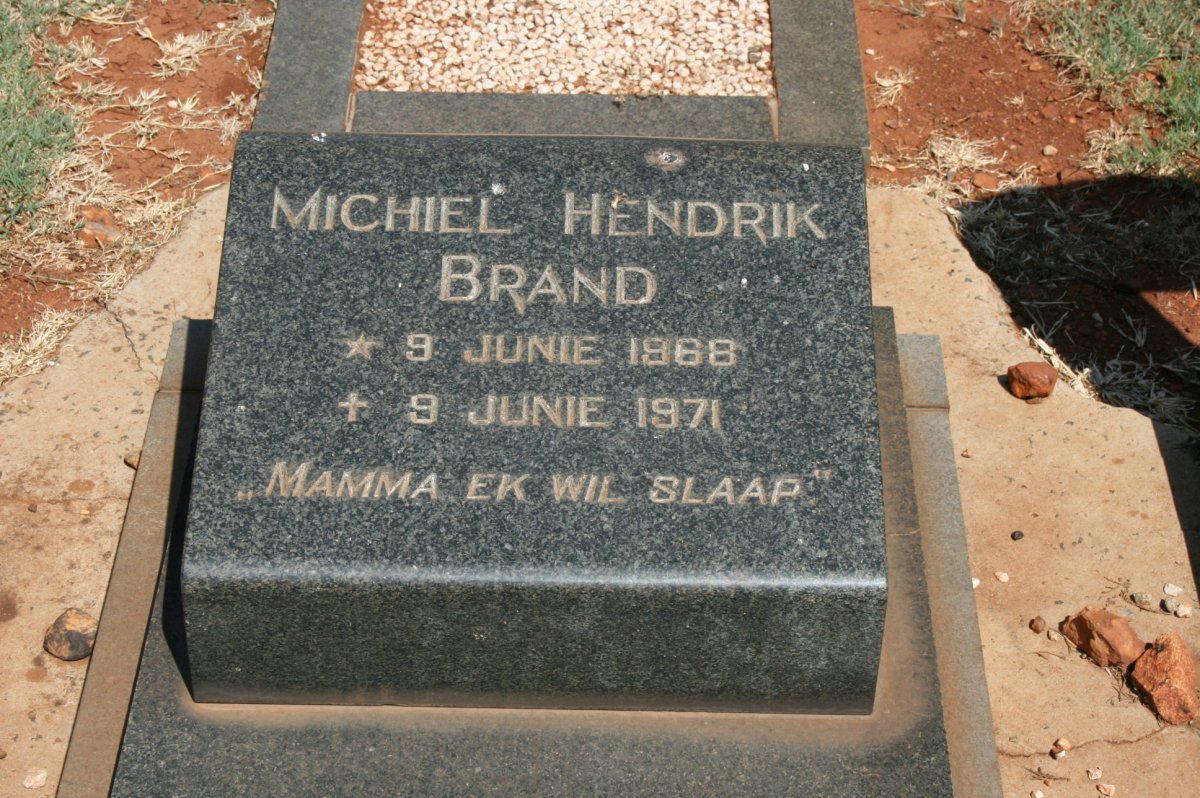 BRAND Michiel Hendrik 1968-1971
