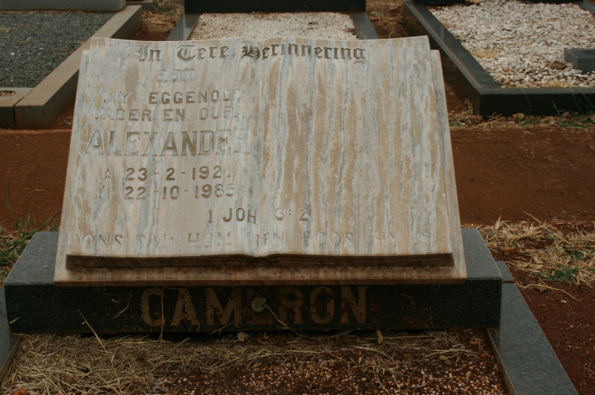 CAMERON Alexander 1924-1985