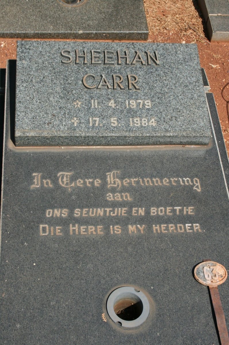 CARR Sheehan 1979-1984