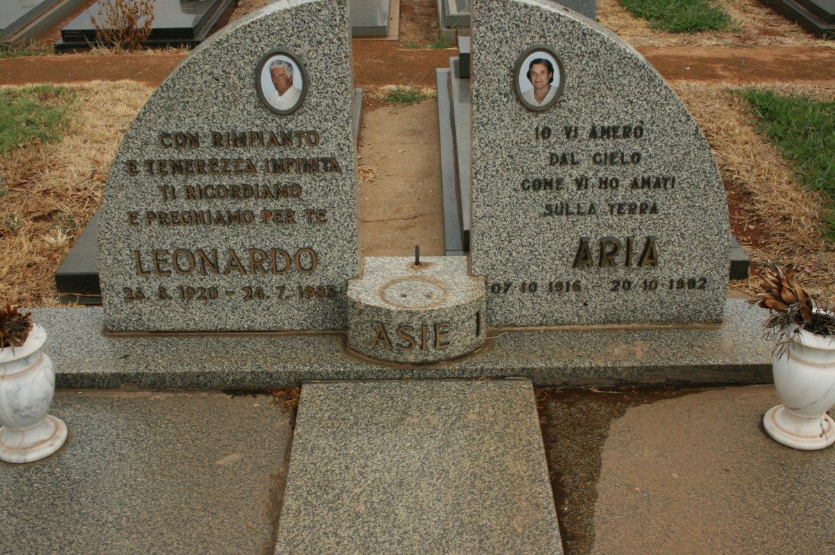 CASIERI Leonardo 1920-1985 &amp; Maria 1916-1992