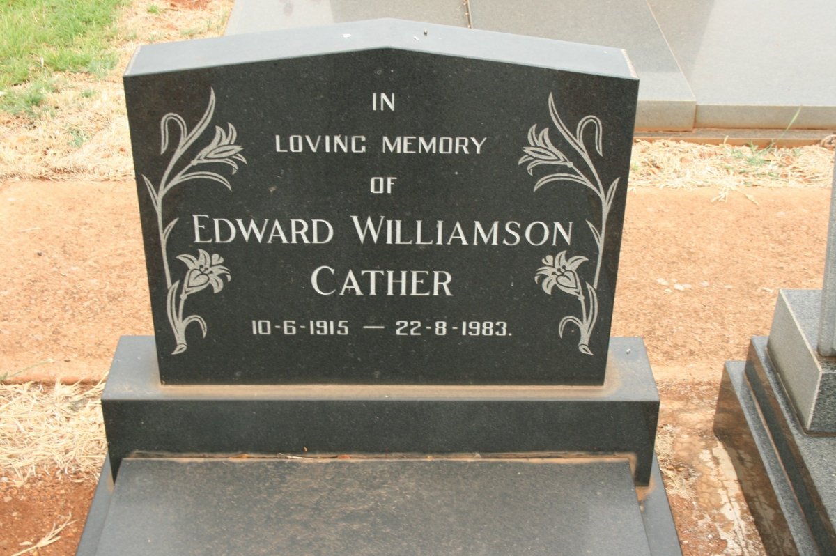 CATHER Edward Williamson 1915-1983