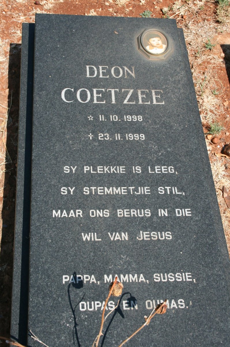 COETZEE Deon 1998-1999