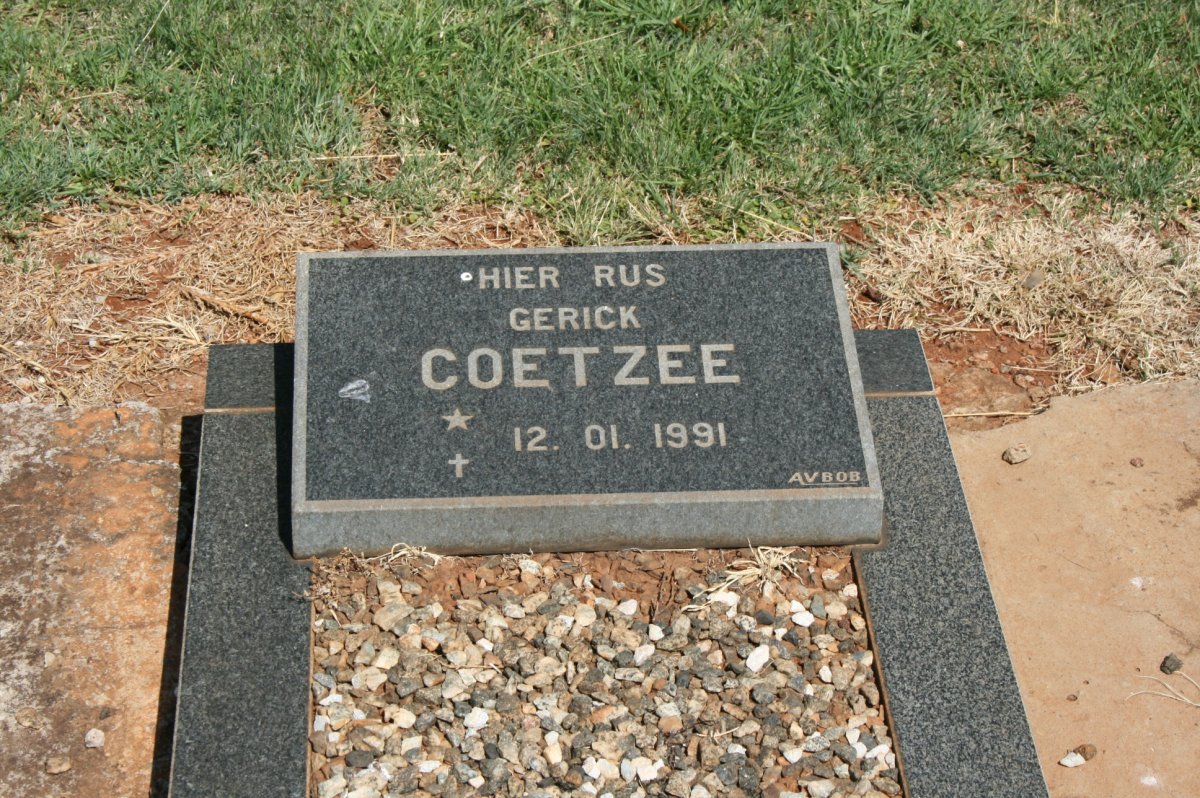 COETZEE Gerick 1991-1991