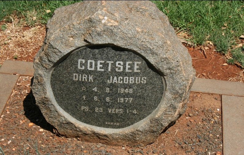 COETSEE Dirk Jacobus 1948-1977