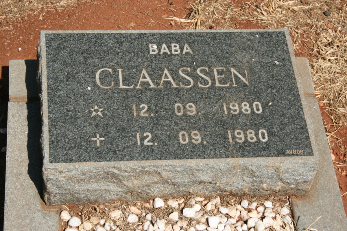 CLAASSEN Baba 1980-1980